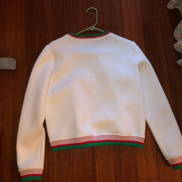 Molleux Sweater with Pink & Green Trimmings - Picture 6 of 6